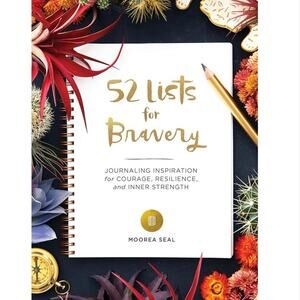 52 Lists for Bravery Guided Journal Hardcover | Self-Care & Confidence